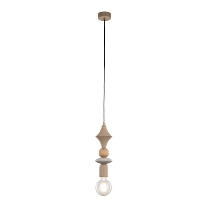 TOWER Beige Scandinavian Pendant Lamp