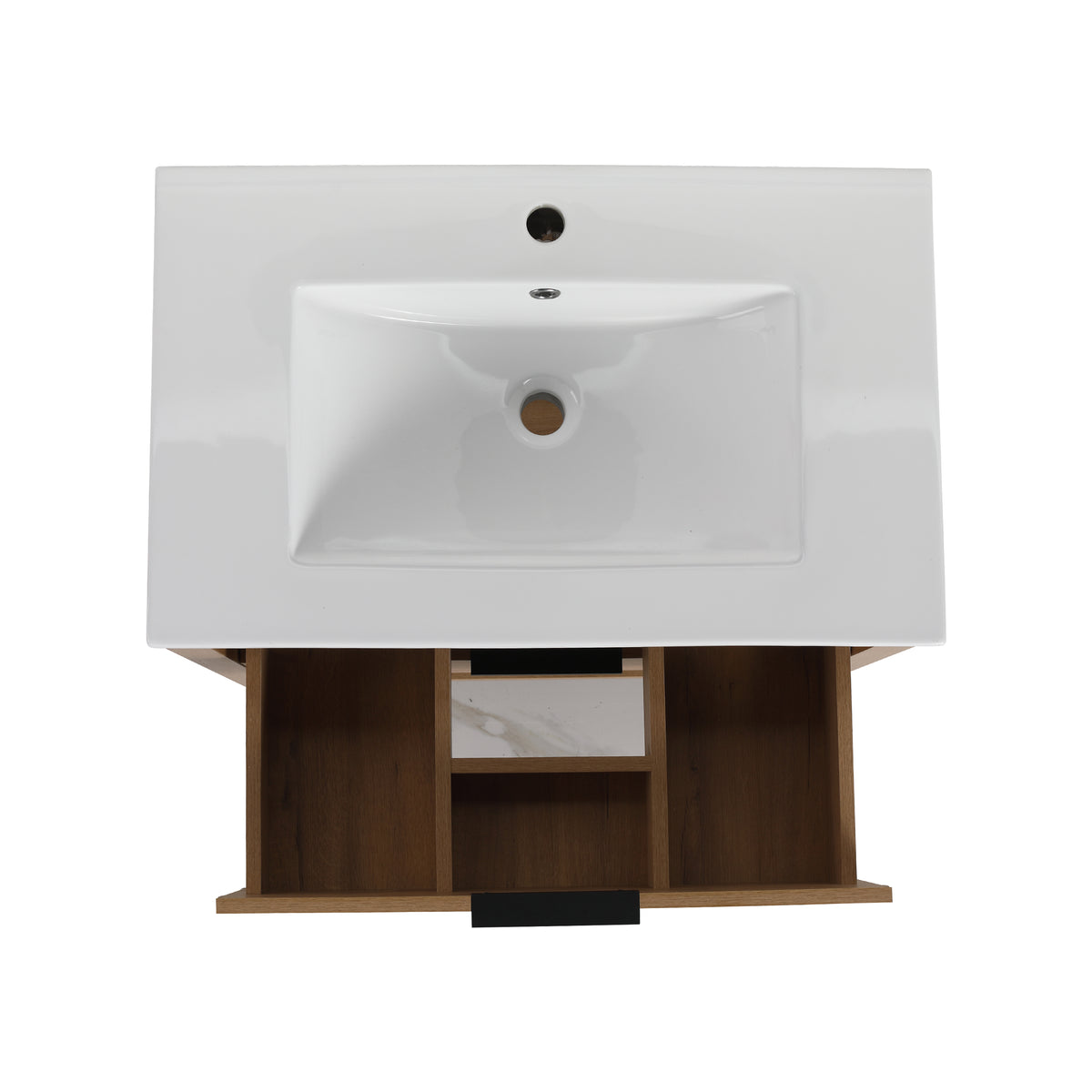 30-Inch Vanity with 2 Drawers White Finish