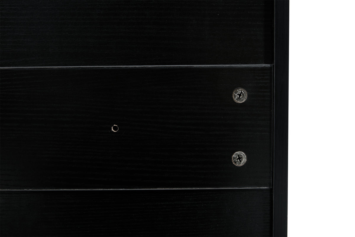 Black Shoe Storage Cabinet