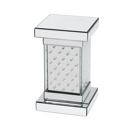 Crystal LED Side Table White