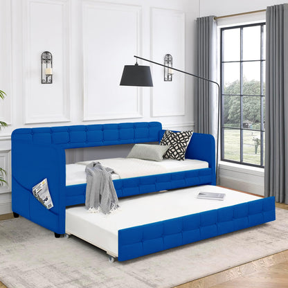 Blue Twin Beds Velvet