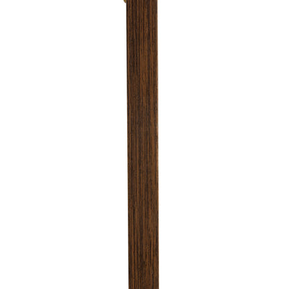 Brown Full-Length Floor Mirror Solid Wood Frame
