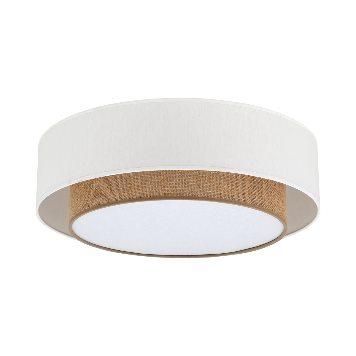 CALISTO JUTE Natural Flush Mount Light