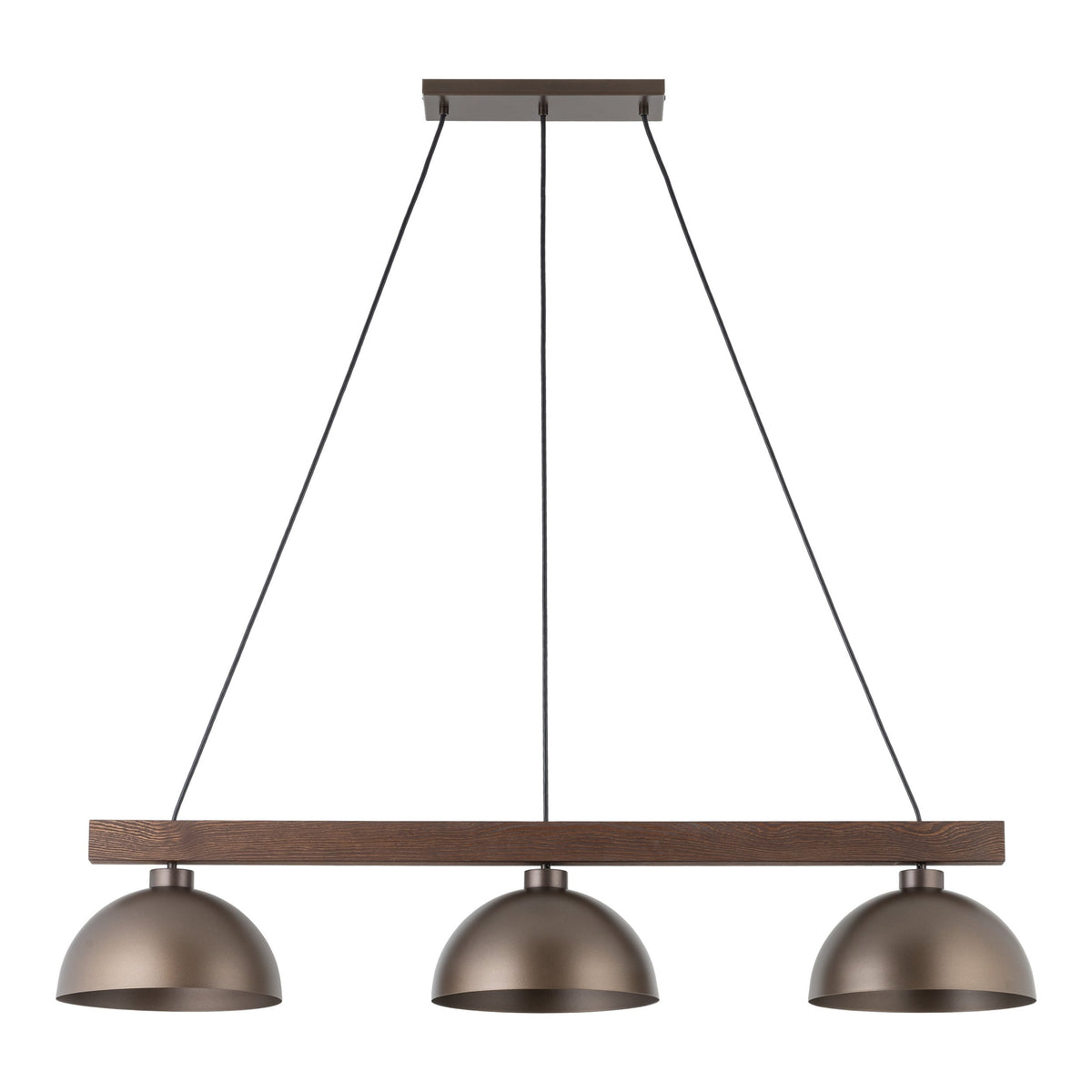 OSLO Brown Scandinavian Pendant Light 3