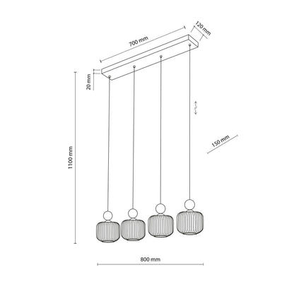 Ballo Scandinavian Pendant Light 4