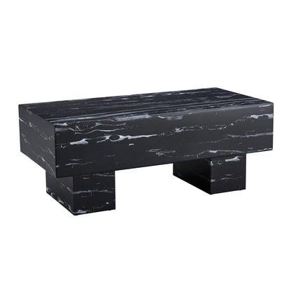Black Modern Rectangle Coffee Table