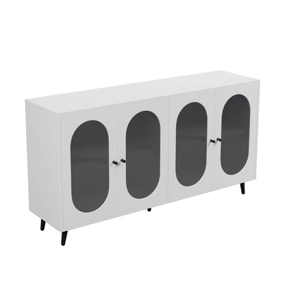 White Acrylic Sideboard Cabinet