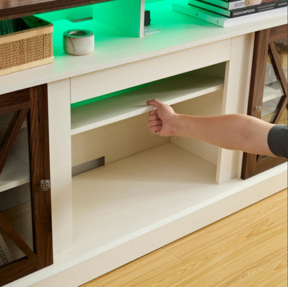 LED Farmhouse TV Console – 65/70/75”
