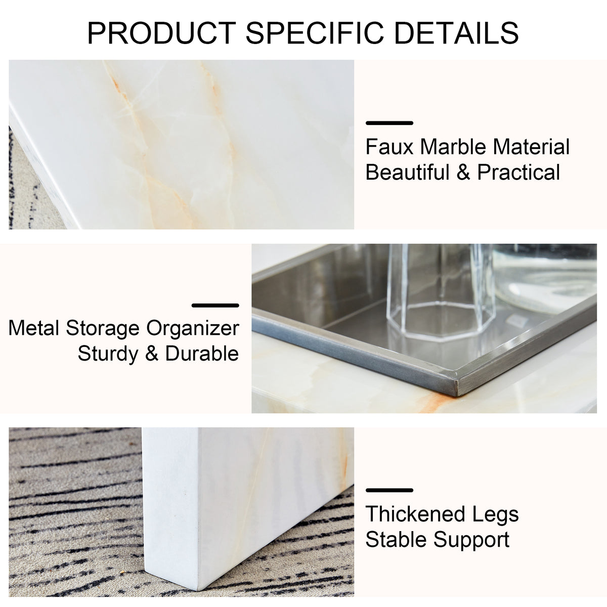 Modern Coffee Table Wood Finish