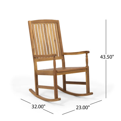 Arcadia Teak Rocking Chair