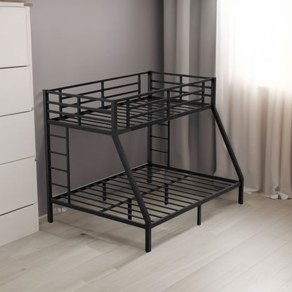 Twin XL Over Queen Bunk Bed Metal Frame