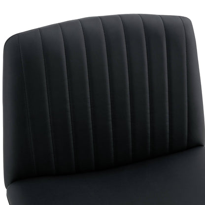 Black PU Swivel Office Chair
