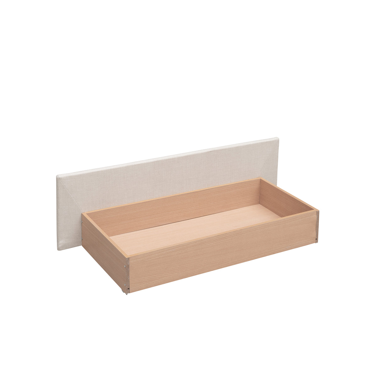 Upholstered Platform Bed Queen Dark Beige