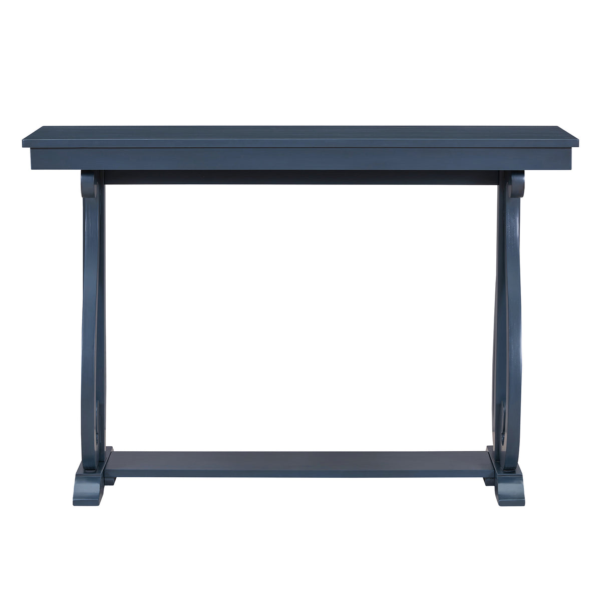 Rustic Console Table 48-Inch Navy Finish