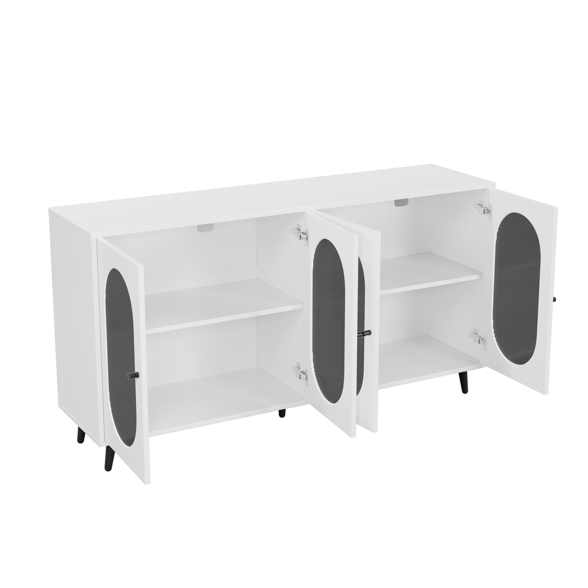 White Acrylic Sideboard Cabinet