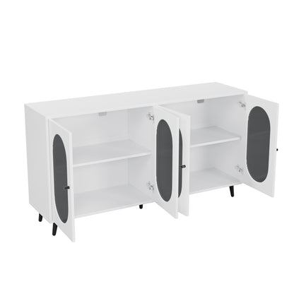 White Acrylic Sideboard Cabinet