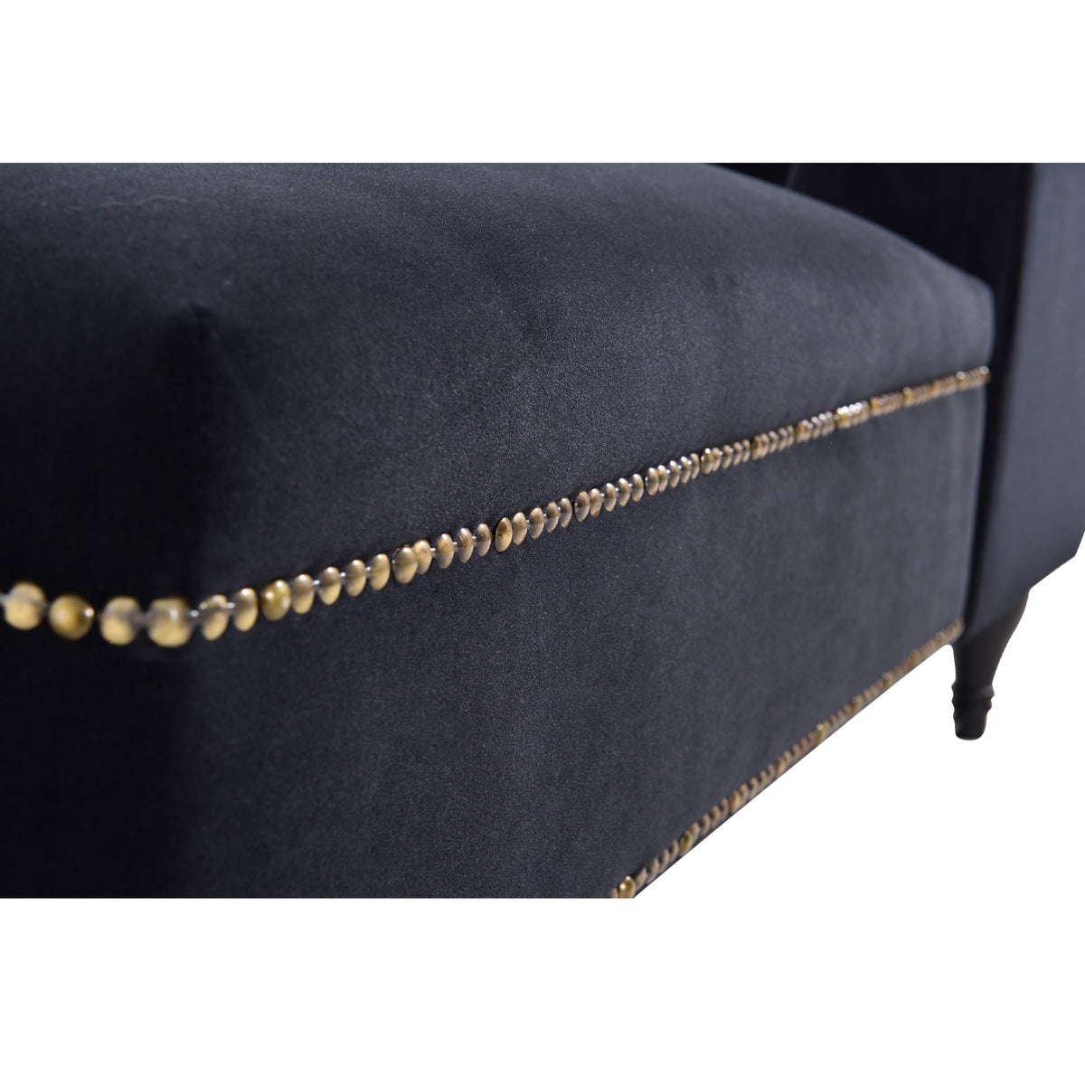 Velvet Cluster Lounge Chair Gray