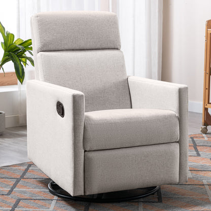 Upholstered Rocker Chair Tan