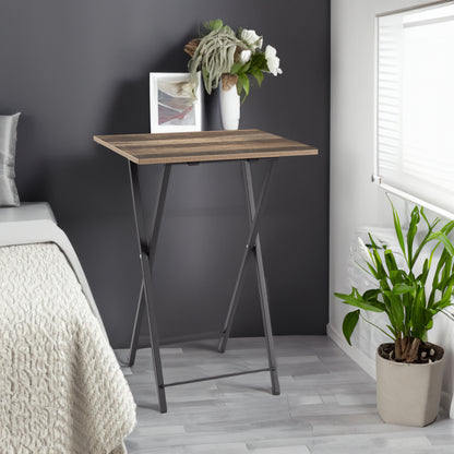 Folding Dining Tray Table Set (4 pcs)