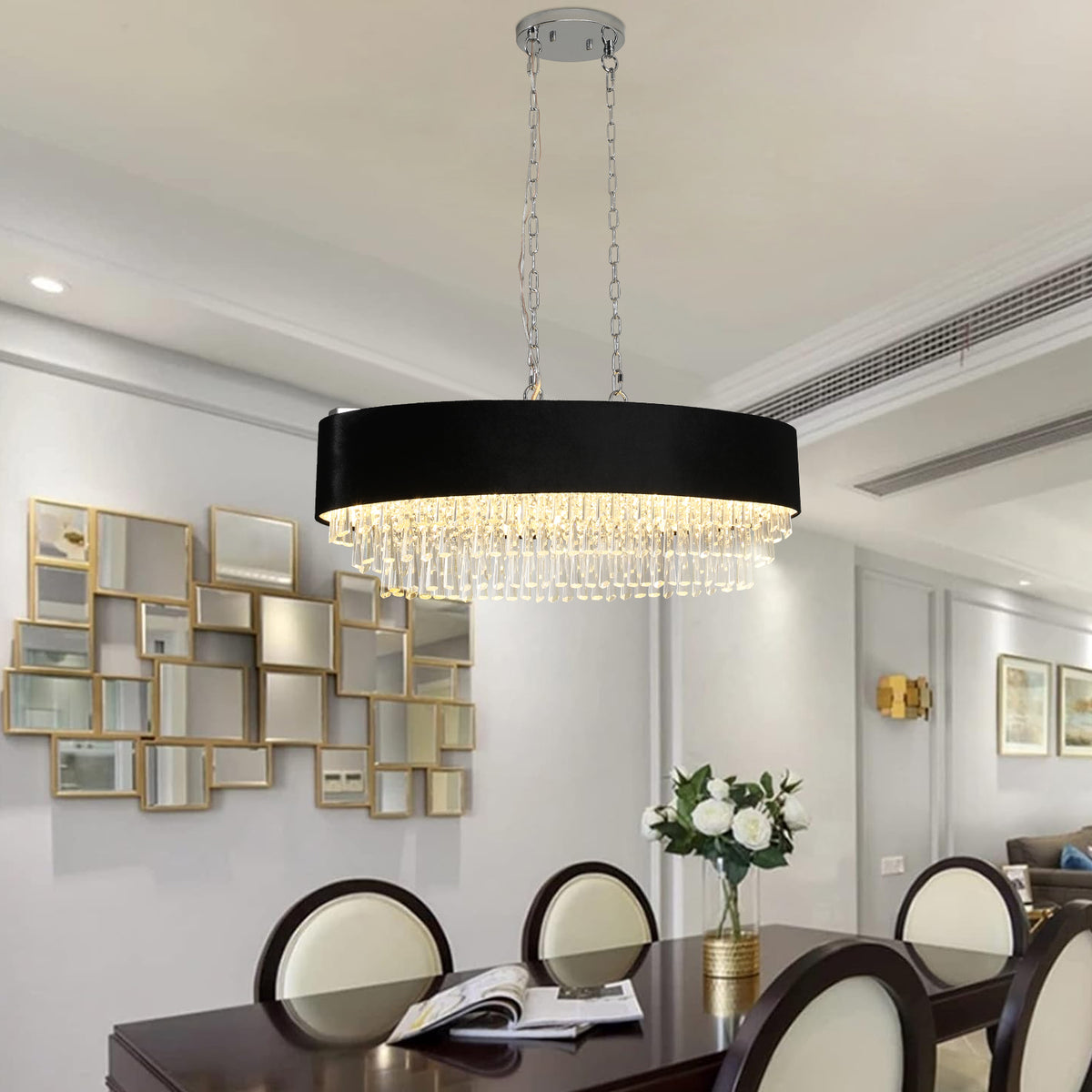 Modern Crystal Chandelier Fixture
