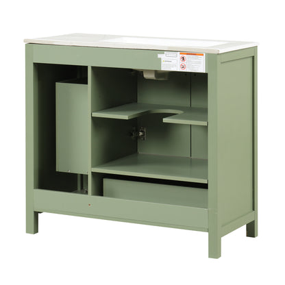36-Inch Bathroom Vanity with Sink and Drawer