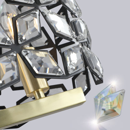 Champagne Gold Crystal Chandelier