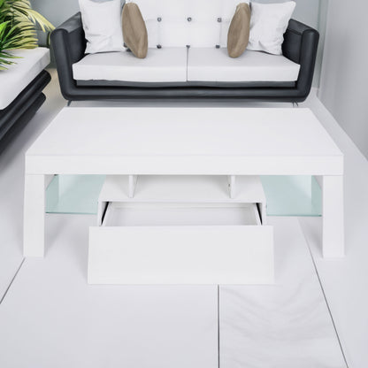 TV Stand with Storage and Drawers Gray