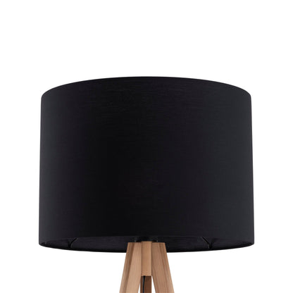 GRAND Pine Black Mid-Century Modern Floor Lamp