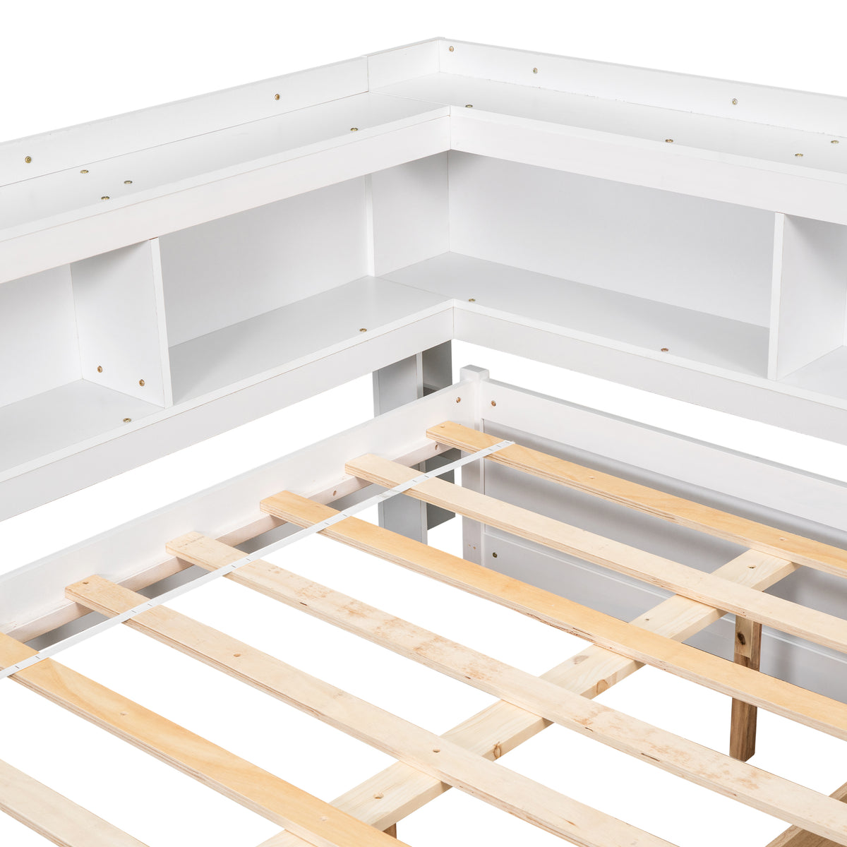 Full Storage Bed White