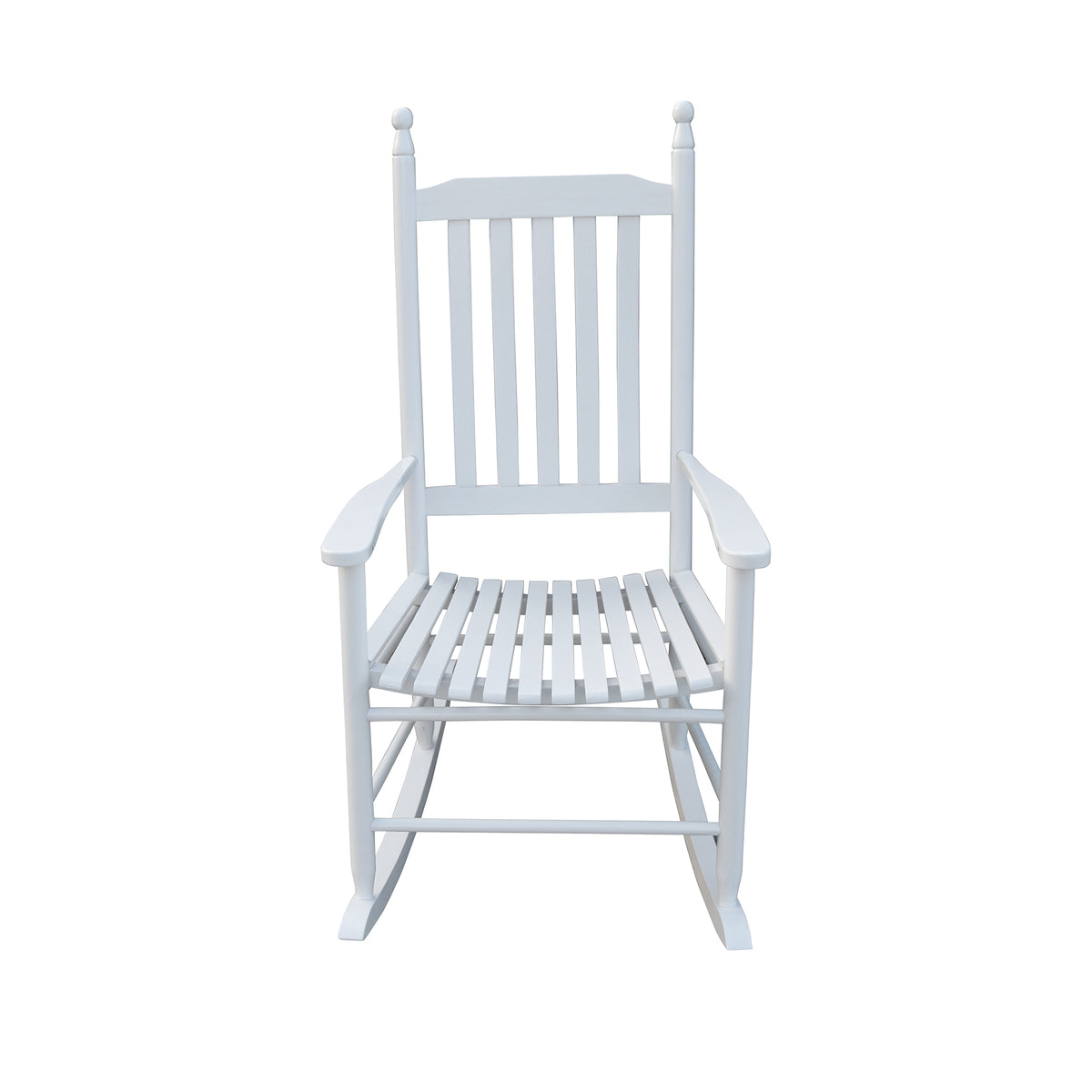 Wooden Porch Rocking Chair White