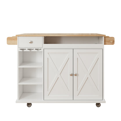 Kitchen Island Cart White Oak