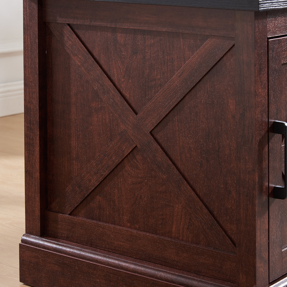 Farmhouse Nightstand – Oak Finish