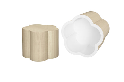 Black 2-Piece Cloud Coffee Table Set – Modern Nesting Tables
