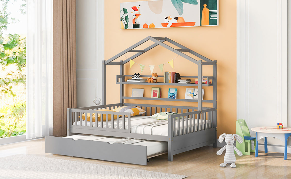 Full House Bed Gray