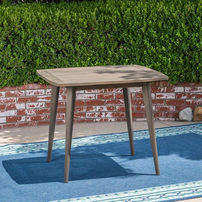 Acacia Dining Table for Outdoor Spaces Gray