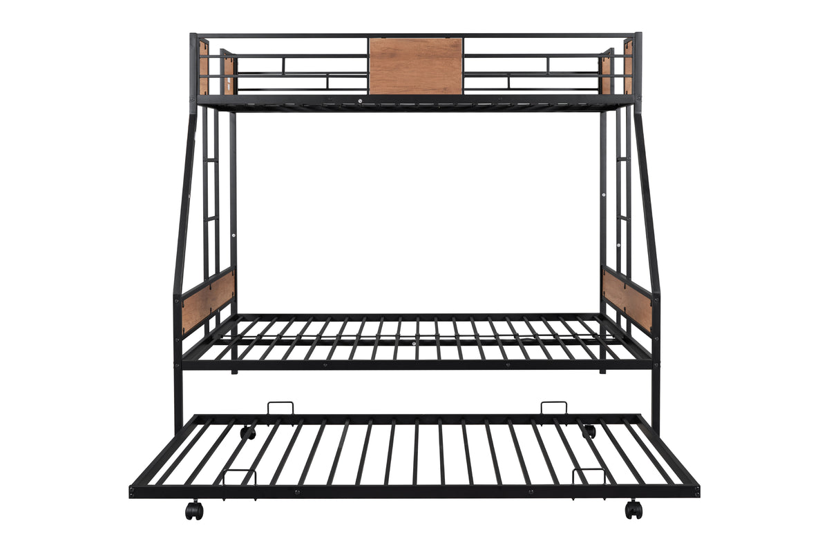 Metal Twin over Full Bunk Bed White