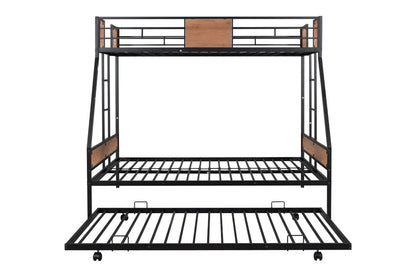 Metal Twin over Full Bunk Bed White
