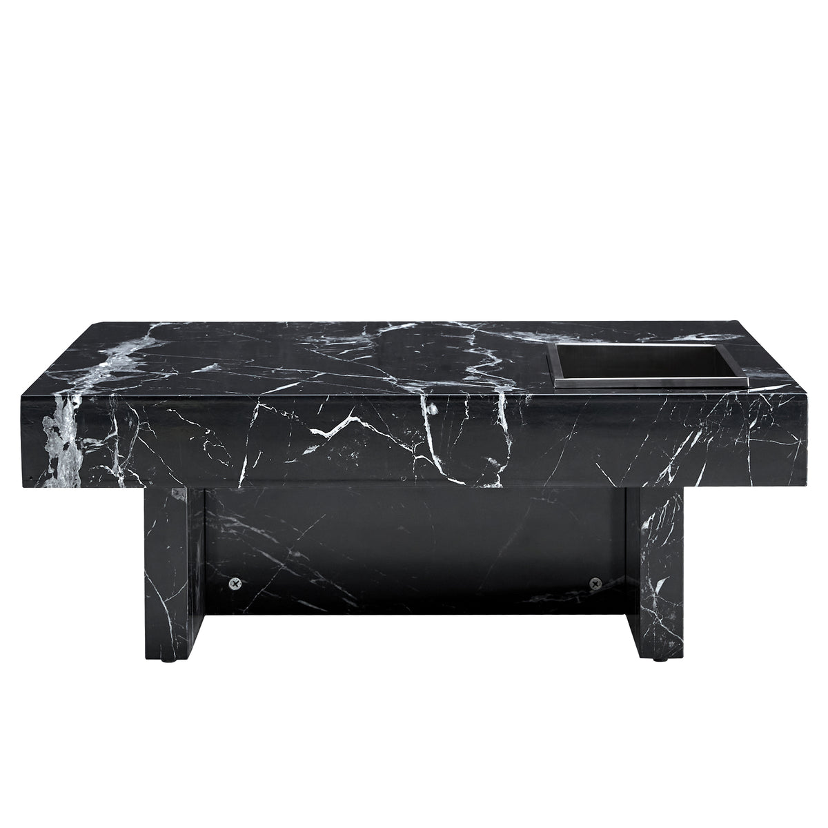 Black Pattern Modern Coffee Table