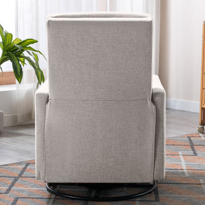 Upholstered Rocker Chair Tan