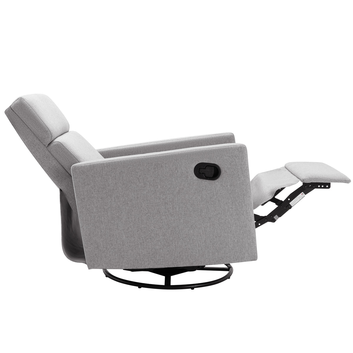 Upholstered Rocker Chair Gray