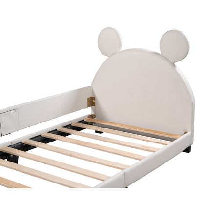 Twin Upholstered Daybed White