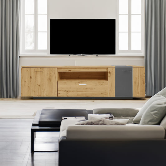 70" Modern TV Stand with Drawers