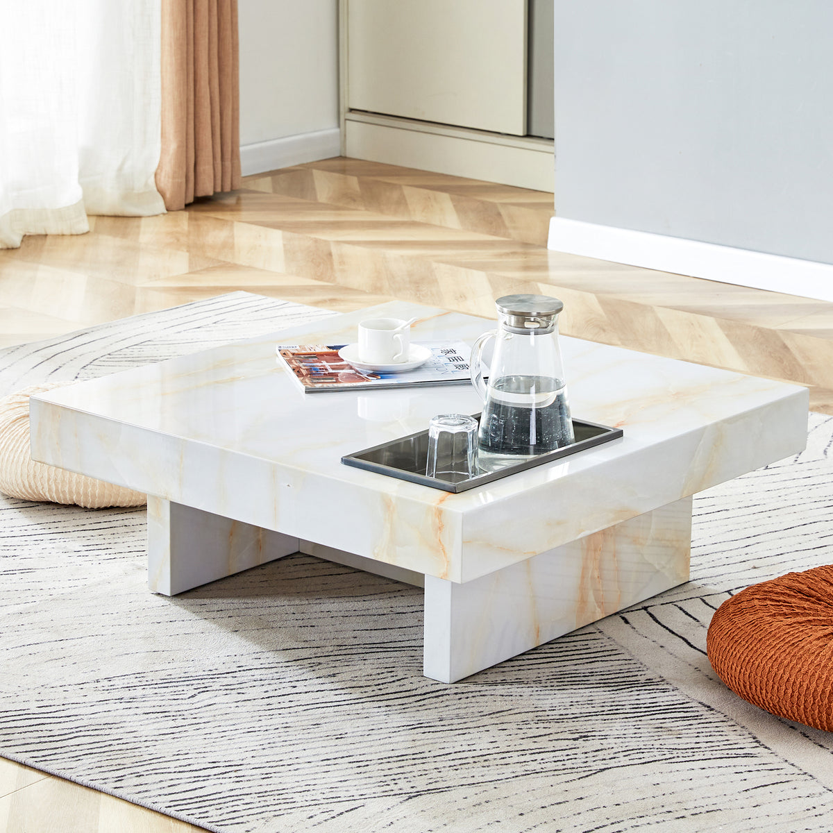 Modern Coffee Table Wood Finish