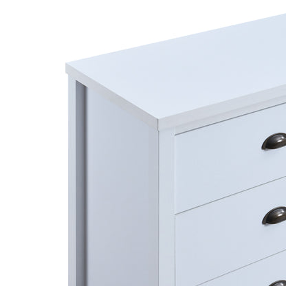 Safari 6-Drawer Dresser White