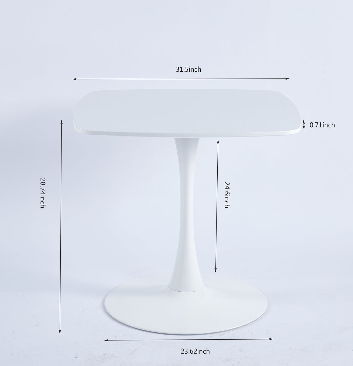 Executive MDF Dining Table Modern Finish