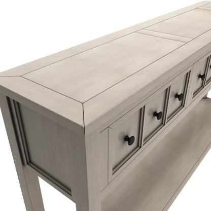 Rustic Entryway Console Table