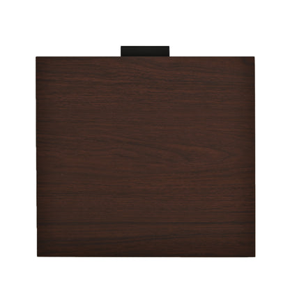 Walnut Tall End Table for Living Room