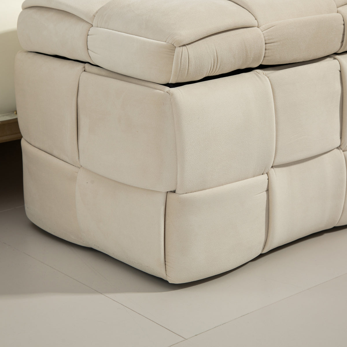 Ottoman Stool Beige
