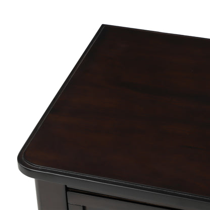 Console Table with Drawers Espresso