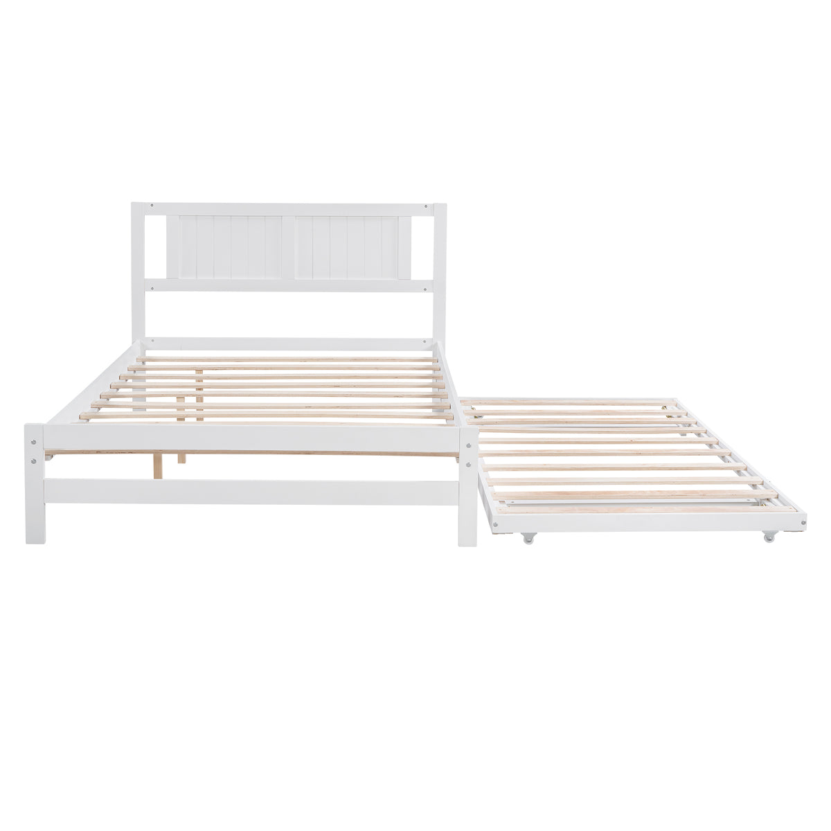 Adjustable Platform Bed Frame White